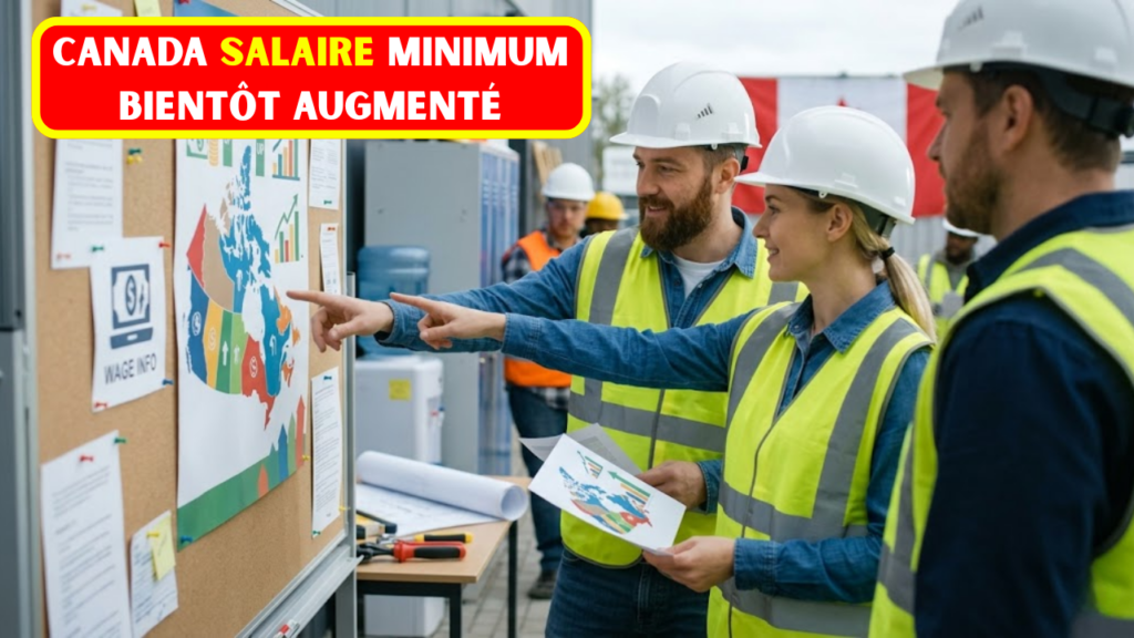 Augmentation du salaire minimum au Canada pour 2026 annoncée