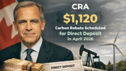 CRA $1,120 Carbon Rebate Scheduled for Direct Deposit in april 2026